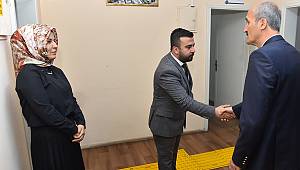 Başkan Okay, Çalışma Arkadaşlarını Ziyaret Etti 