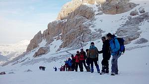 Berit Dağı'na Kış Tırmanışı Gerçekleştirildi 