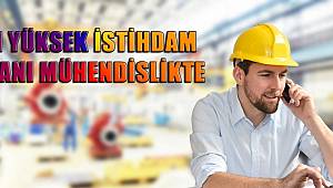 En Yüksek İstihdam Oranı Mühendislikte 