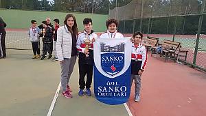 SANKO Okulları Yıldız Erkek Tenis Takımı İl İkincisi Oldu 