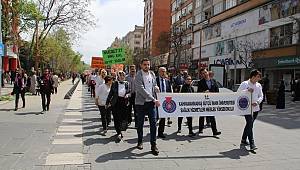 KSÜ, Sağlıklı ve Aktif Yaşama Dikkat Çekmek İçin Yürüdü 