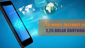 1 GB Mobil İnternet İçin 2,25 Dolar Ödüyoruz 