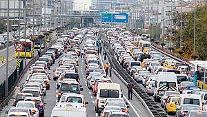 İstanbul trafik yoğunluğunun en fazla yaşandığı ikinci şehir oldu