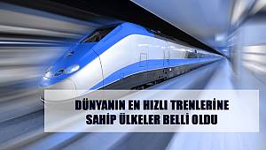 Dünyanın En Hızlı Trenlerine Sahip Ülkeler Belli Oldu 
