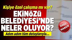 Ekinözü Belediyesinde neler oluyor?