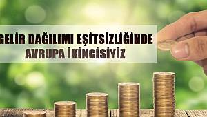 Gelir Dağılımı Eşitsizliğinde Avrupa İkincisiyiz 