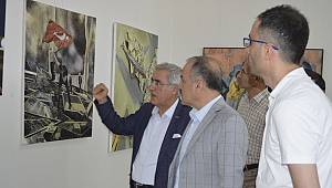 KSÜ’de ‘15 Temmuz Demokrasi ve Milli Birlik Günü Resim Sergisi’ Açıldı 