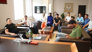 Türkiye Derecesi Yapan Öğrencilerden Kabakcı’ya Ziyaret 