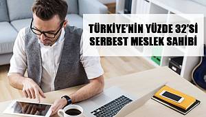 Türkiye’nin Yüzde 32’si Serbest Meslek Sahibi 