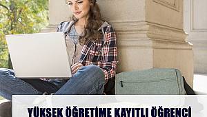 Yüksek Öğretime Kayıtlı Öğrenci Sayıları Belli Oldu 