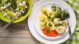 Buharda pişmiş yemekleri tercih edin 