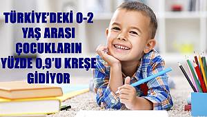 Türkiye’deki 0-2 Yaş Arası Çocukların Yüzde 0,9’u Kreşe Gidiyor 
