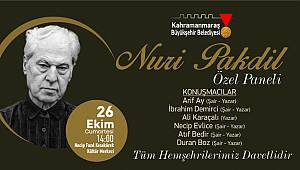 Büyükşehirden ‘Nuri Pakdil’ Paneli 