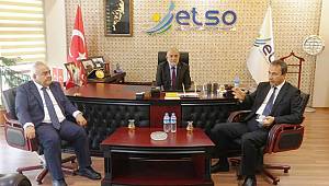 Rektör Özgül'den ETSO'ya Ziyaret 