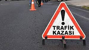 Otomobille motosiklet çarpıştı: 1 yaralı