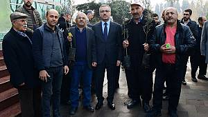 Büyükşehir Belediyesinden kırsal kalınmaya 97 bin fidan desteği 