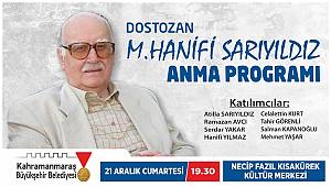 Büyükşehir'den Anma Programı 