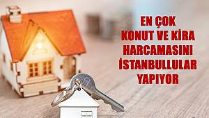 En Çok Konut ve Kira Harcamasını İstanbullular Yapıyor 