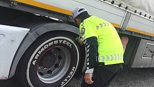 Kahramanmaraş'ta kış lastiği denetimleri başladı 