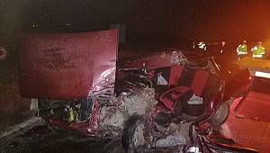 Kahramanmaraş'ta minibüs ile otomobil çarpıştı: 3 yaralı 