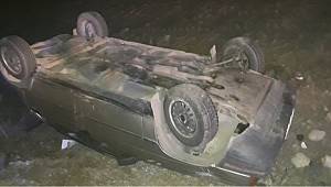 Kahramanmaraş'ta otomobil tarlaya devrildi: 4 yaralı 