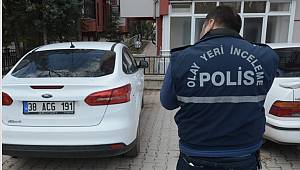 Kahramanmaraş'ta polis memurunun otomobiline 