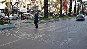 Kahramanmaraş'ta yaya önceliği uygulaması yapıldı 