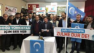 Kahramanmaraş'taki STK'lar Çin'in Doğu Türkistan politikalarına tepki gösterdi 