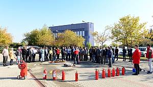 KSÜ’de Yangın Tatbikatları Başarıyla Gerçekleştirildi 