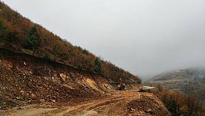 Yavşan Yaylası Yolu Genişletiliyor 