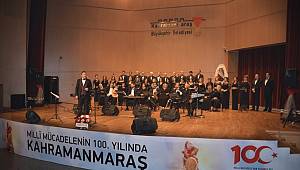  46 kişilik koro konser verdi..