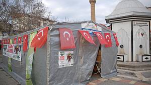 Afşin'de İdlib için yardım kampanyası başlatıldı 