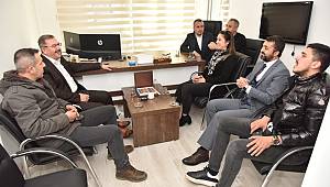 Başkan Aydın'dan Cemiyete ziyaret 