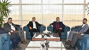 Başkan Aydın Portal Çelik Kapı Tesislerini Ziyaret Etti 