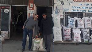 Kahramanmaraş'ta avcılar, yaban hayvanlar için yem kampanyası başlattı 