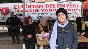 Kahramanmaraş'ta depremzedelere yardım kampanyasına vatandaşlar da destek veriyor 