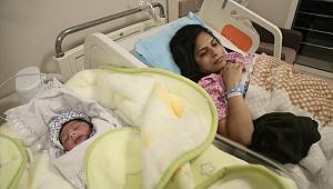 Kahramanmaraş'ta yeni yılın ilk bebeği doğdu 
