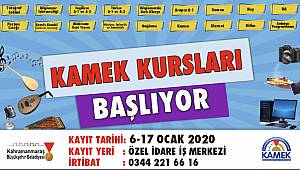 KAMEK Yeni Dönem Kayıtları Başladı 
