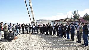 Türkoğlu'nda sosyal tesis ve taziye evinin temeli atıldı 