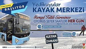 Yarıyıl Tatilinde Yedikuyulara Otobüs Seferleri başlıyor 