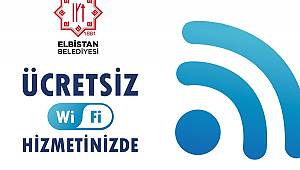 Elbistan Belediyesi'nden Ücretsiz Wi-Fi Hizmeti 