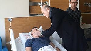 İçişleri Bakanı Süleyman Soylu, yaralı askerleri ziyaret etti 
