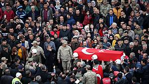 İdlib şehidi Uzman Çavuş Deprem Osmaniye'de son yolculuğuna uğurlandı 