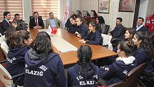  İl Müdürü Kabakcı Elazığlı Basketbol Takımını Misafir Etti 