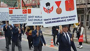 Kahramanmaraş'ın kurtuluşunun 100. yılı etkinlikleri kapsamında kortej yürüyüşü yapıldı 