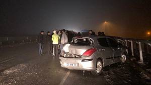 Kahramanmaraş'ta meydana gelen zincirleme kazada 4 araçta hasar oluştu 