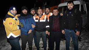 Kahramanmaraş'ta tipi nedeniyle yolda kalan yaklaşık 100 kişi kurtarıldı 