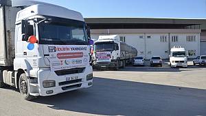 Kahramanmaraş'tan İdlib'e 6 tır insani yardım malzemesi gönderildi 