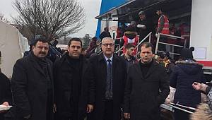 Pazarcık’ta Depremzedeler için yardım seferberliği 