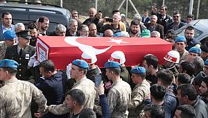 Şehidimizi Son Yolculuğuna Gözyaşlarıyla Uğurladık 